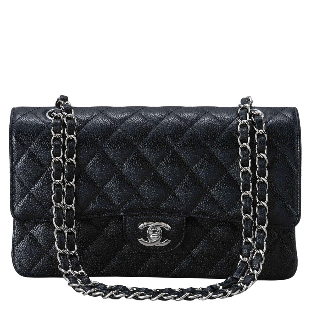 CHANEL(USED)샤넬 캐비어 클래식 미듐 플랩백