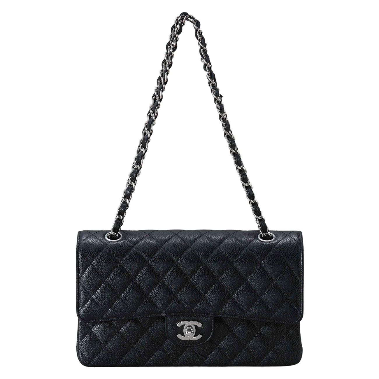 CHANEL(USED)샤넬 캐비어 클래식 미듐 플랩백