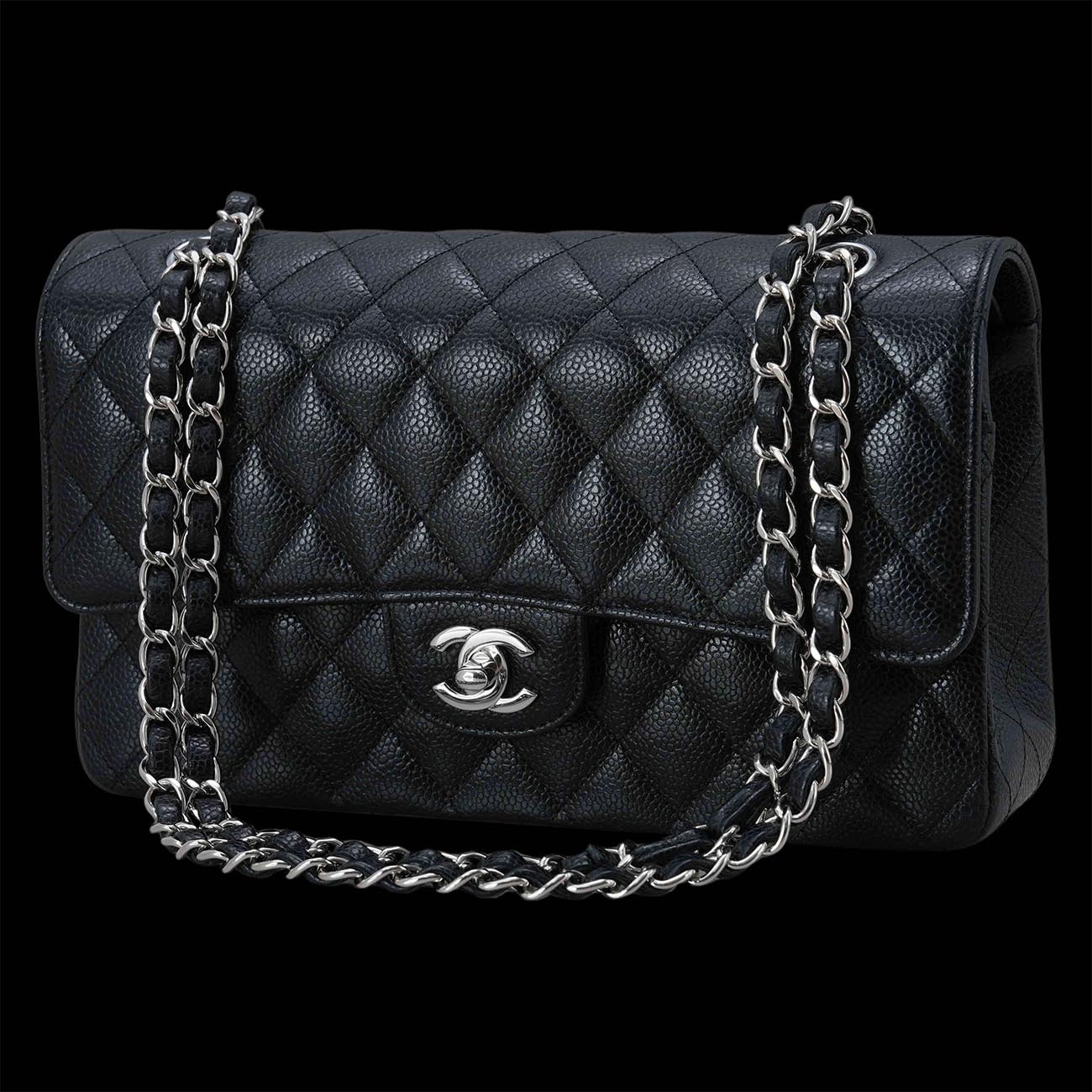 CHANEL(USED)샤넬 캐비어 클래식 미듐 플랩백