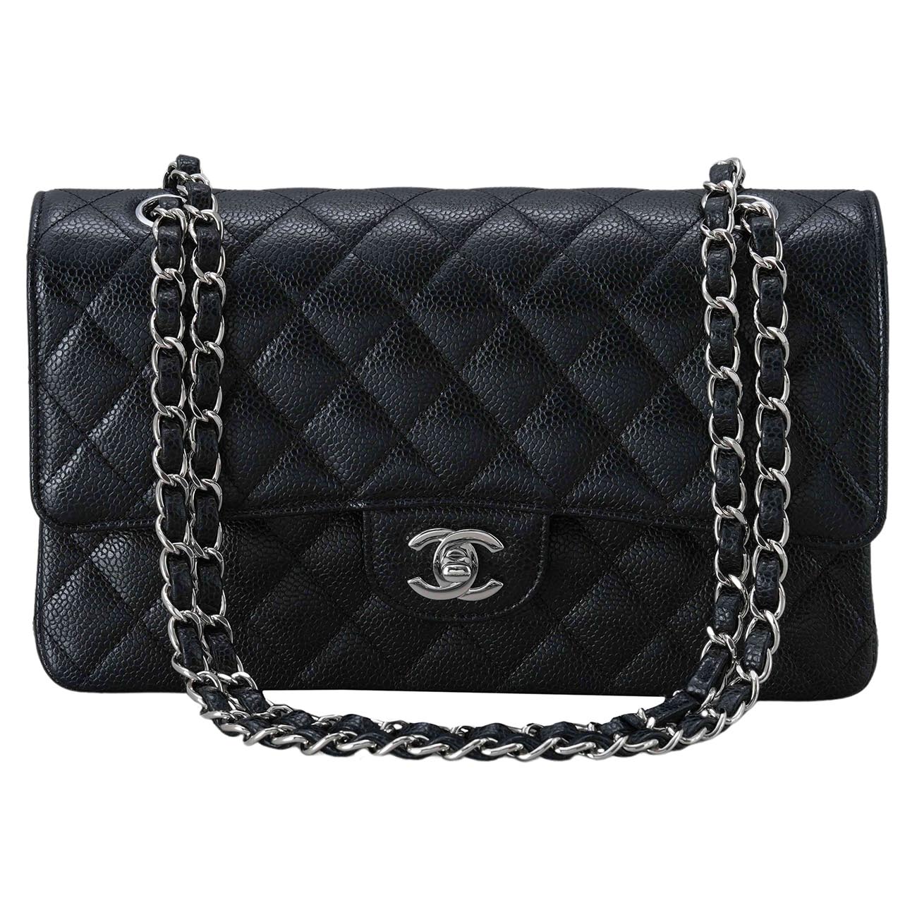 CHANEL(USED)샤넬 캐비어 클래식 미듐 플랩백