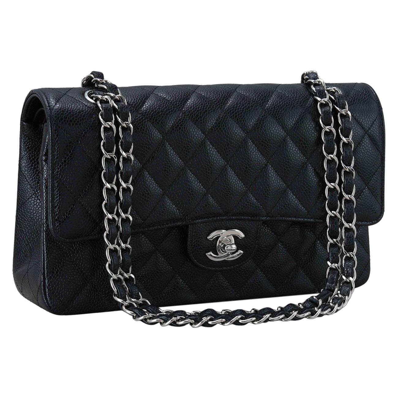 CHANEL(USED)샤넬 캐비어 클래식 미듐 플랩백