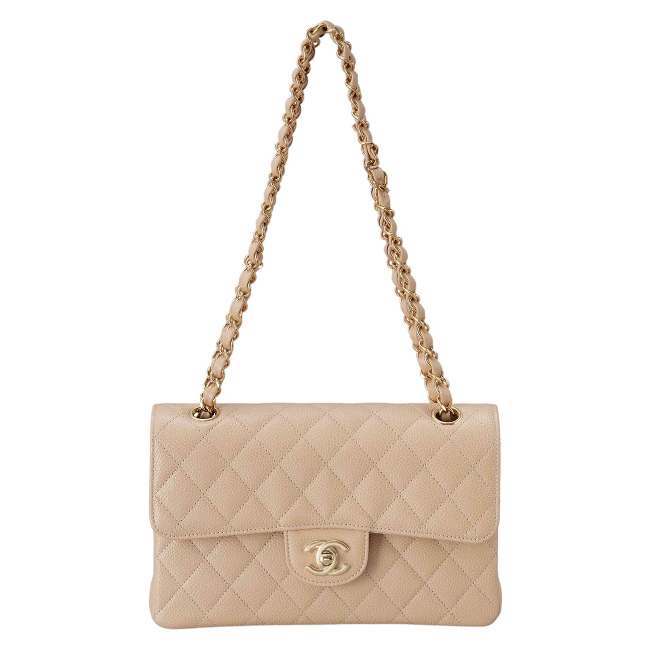 CHANEL(USED)샤넬 A01113 캐비어 클래식 스몰 플랩백
