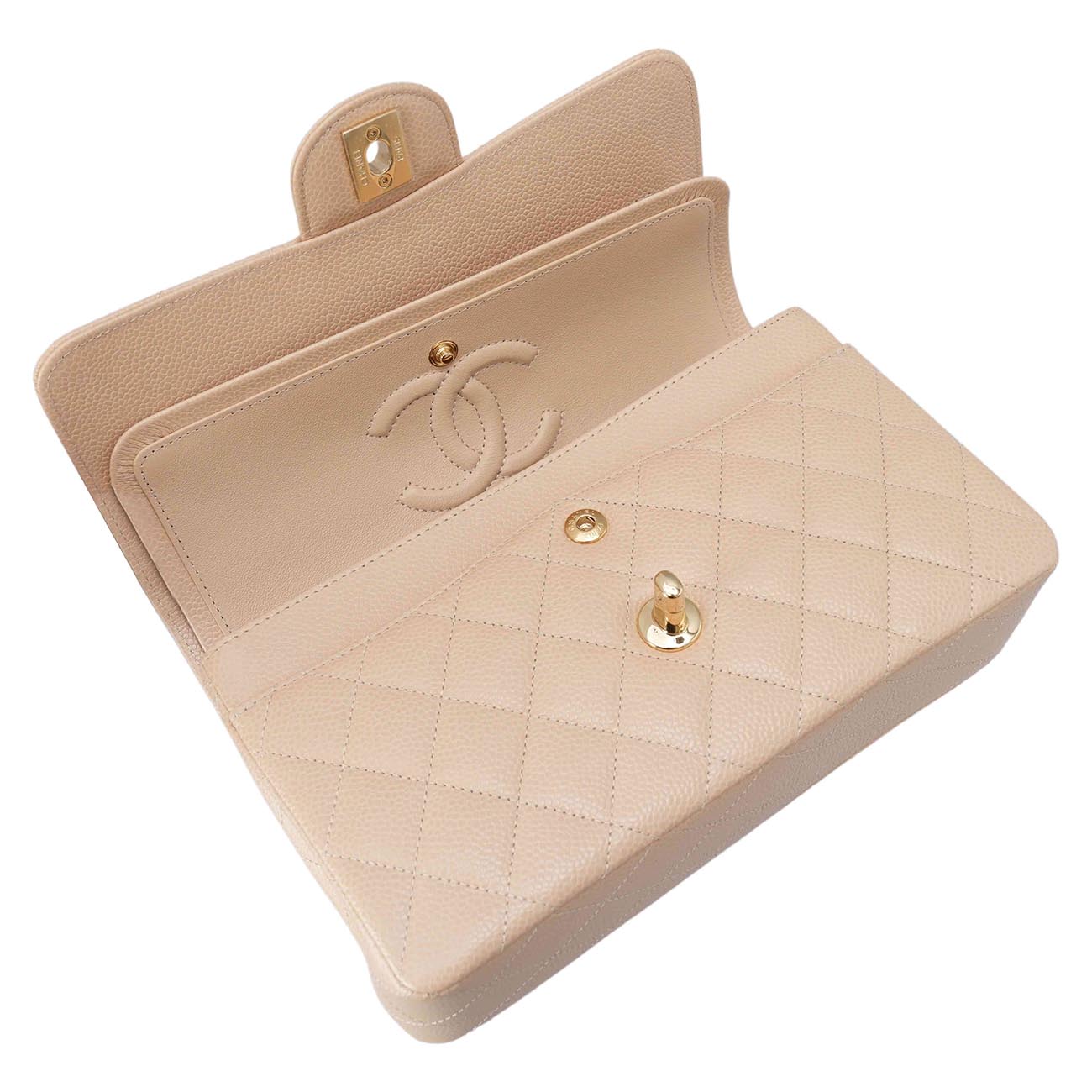 CHANEL(USED)샤넬 A01113 캐비어 클래식 스몰 플랩백