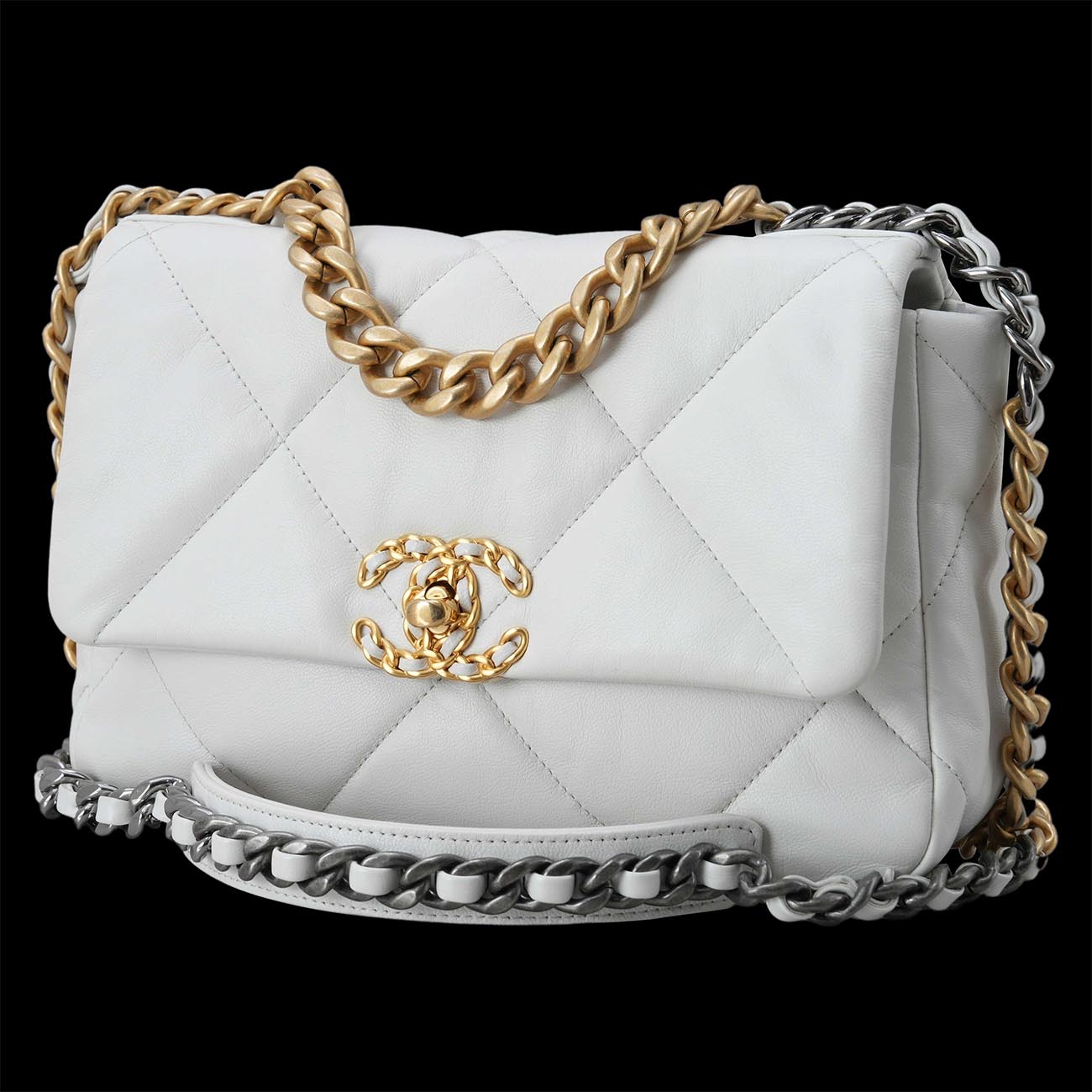 CHANEL(USED)샤넬 19백 미듐