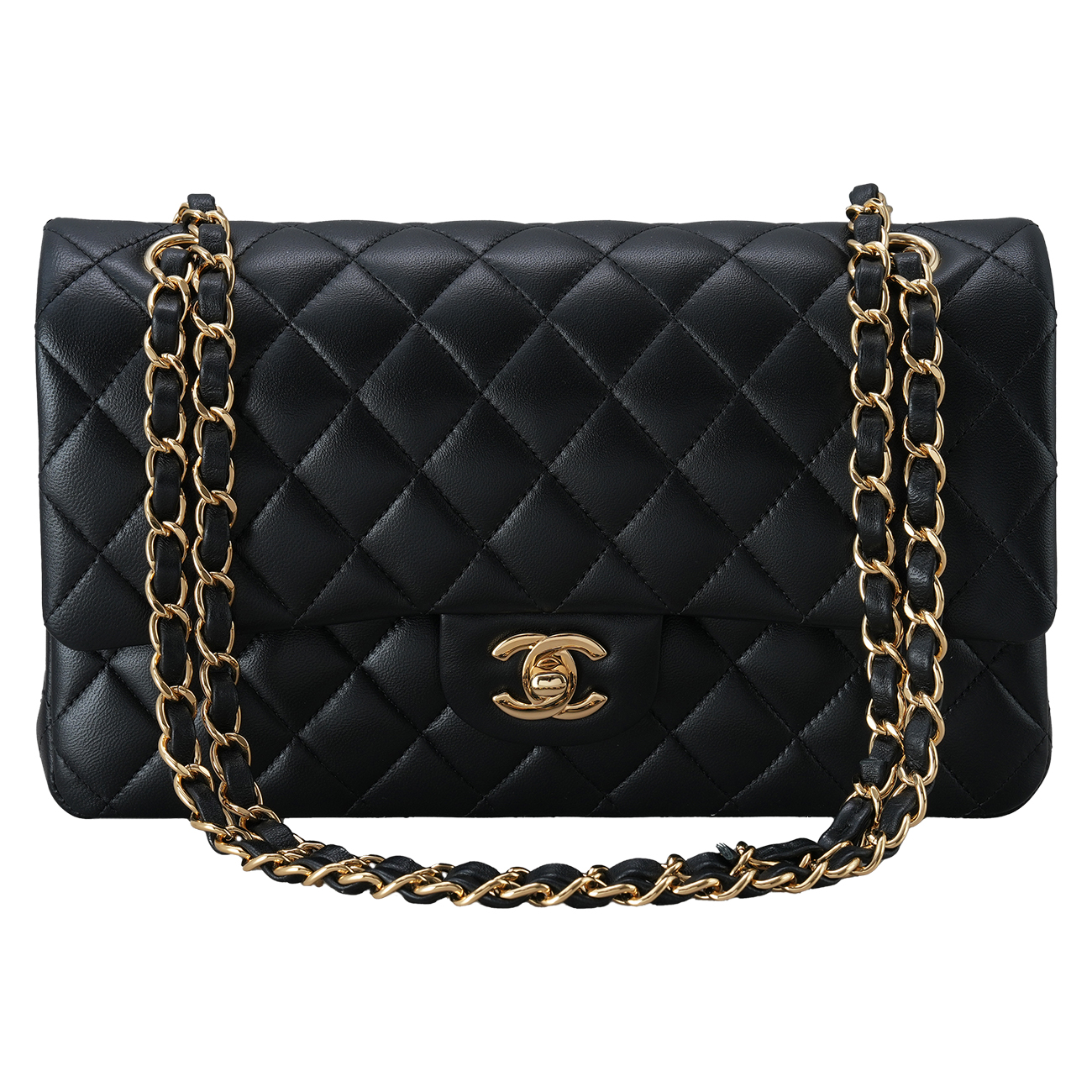 CHANEL(USED)샤넬 램스킨 클래식 미듐 플랩백