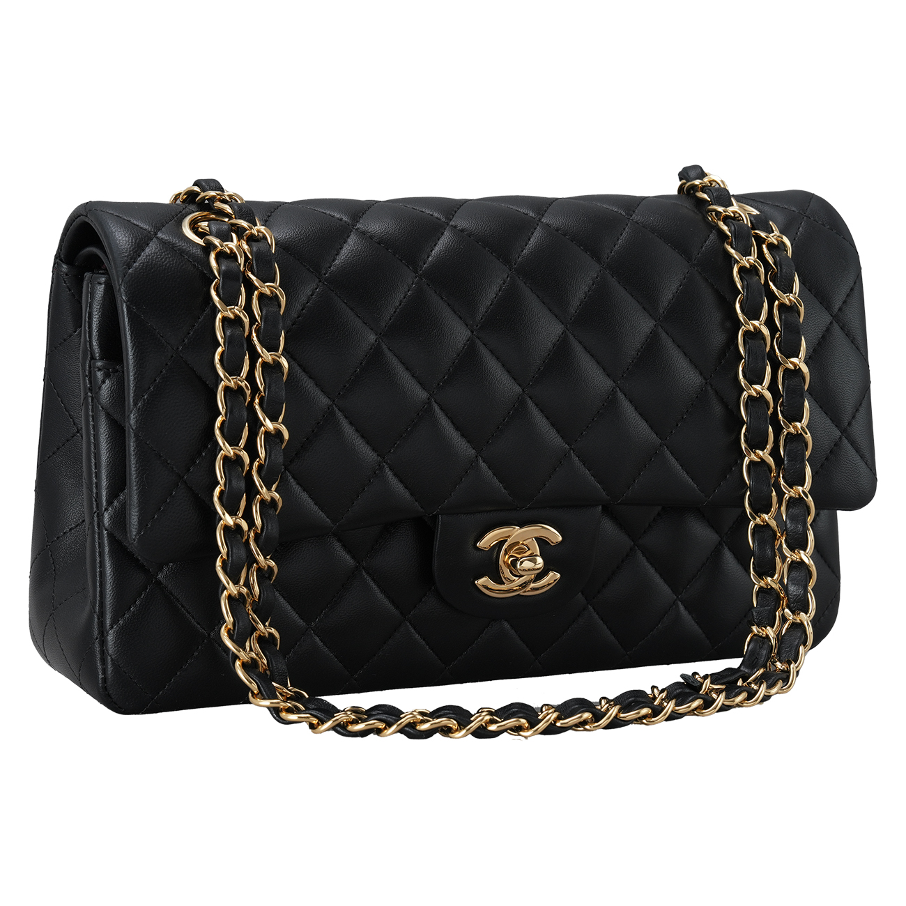 CHANEL(USED)샤넬 램스킨 클래식 미듐 플랩백