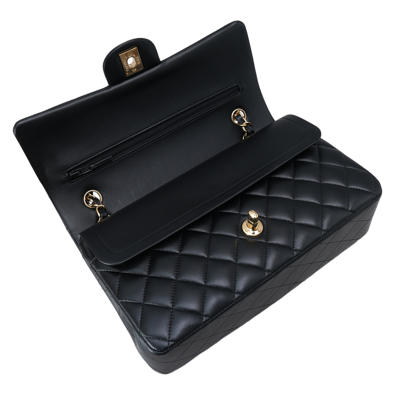 CHANEL(USED)샤넬 램스킨 클래식 미듐 플랩백