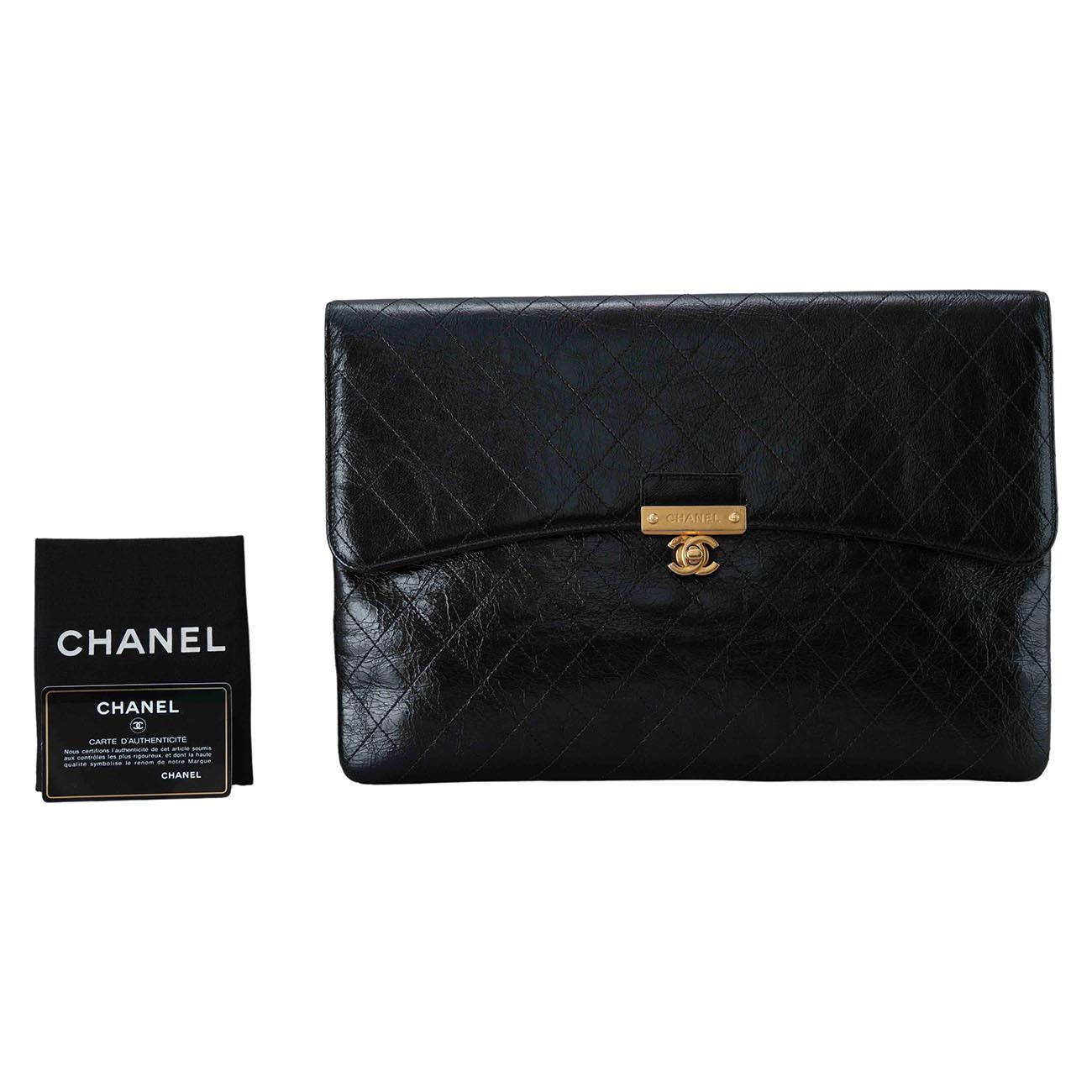 CHANEL(USED)샤넬 시즌 클러치 라지