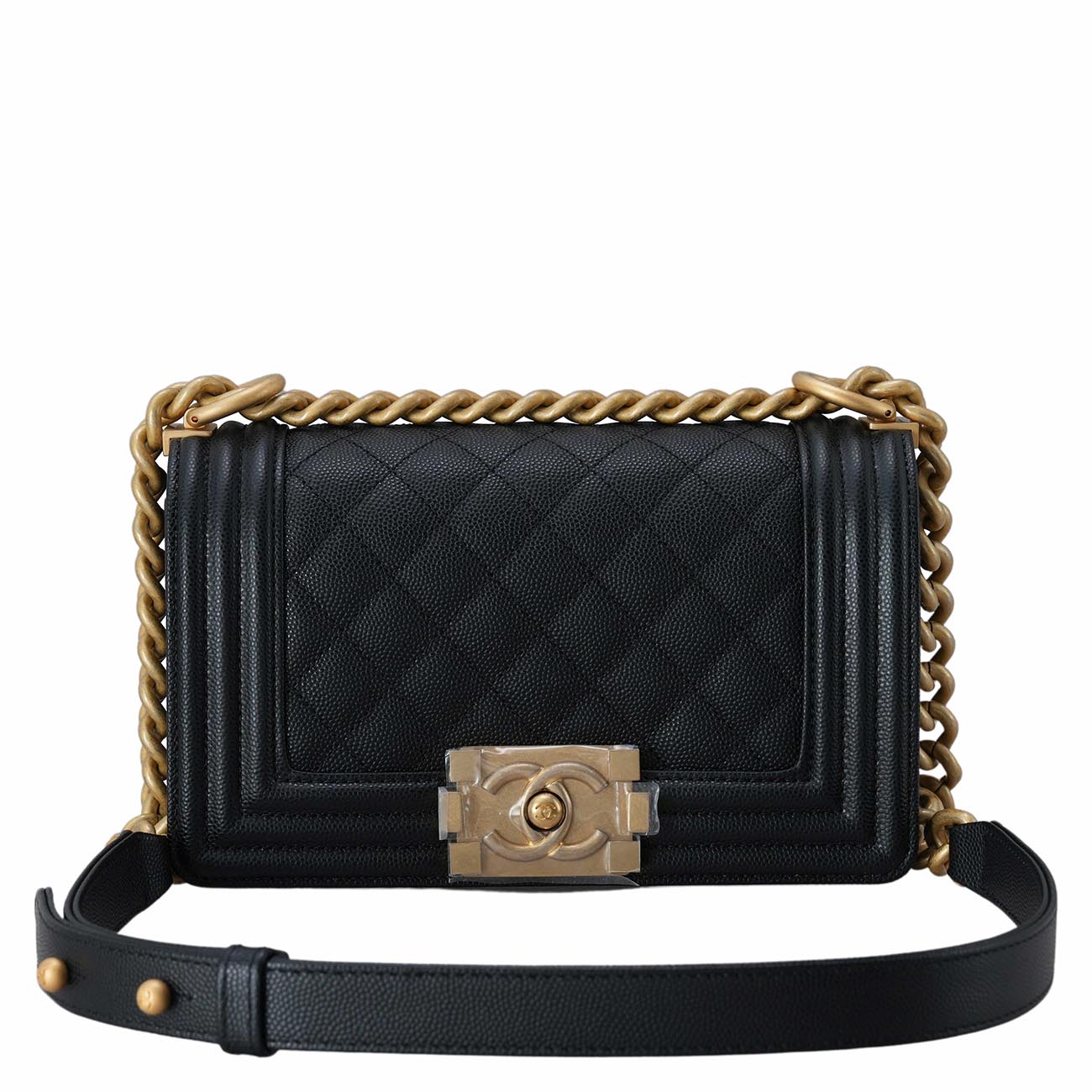 CHANEL(USED)샤넬 보이샤넬 캐비어 스몰 플랩