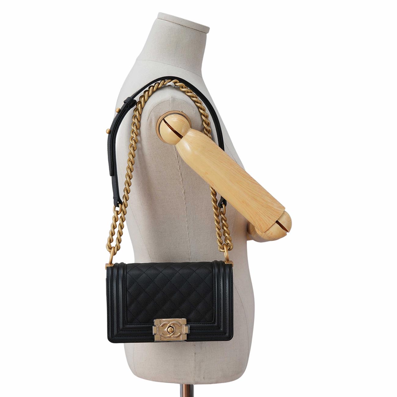 CHANEL(USED)샤넬 보이샤넬 캐비어 스몰 플랩