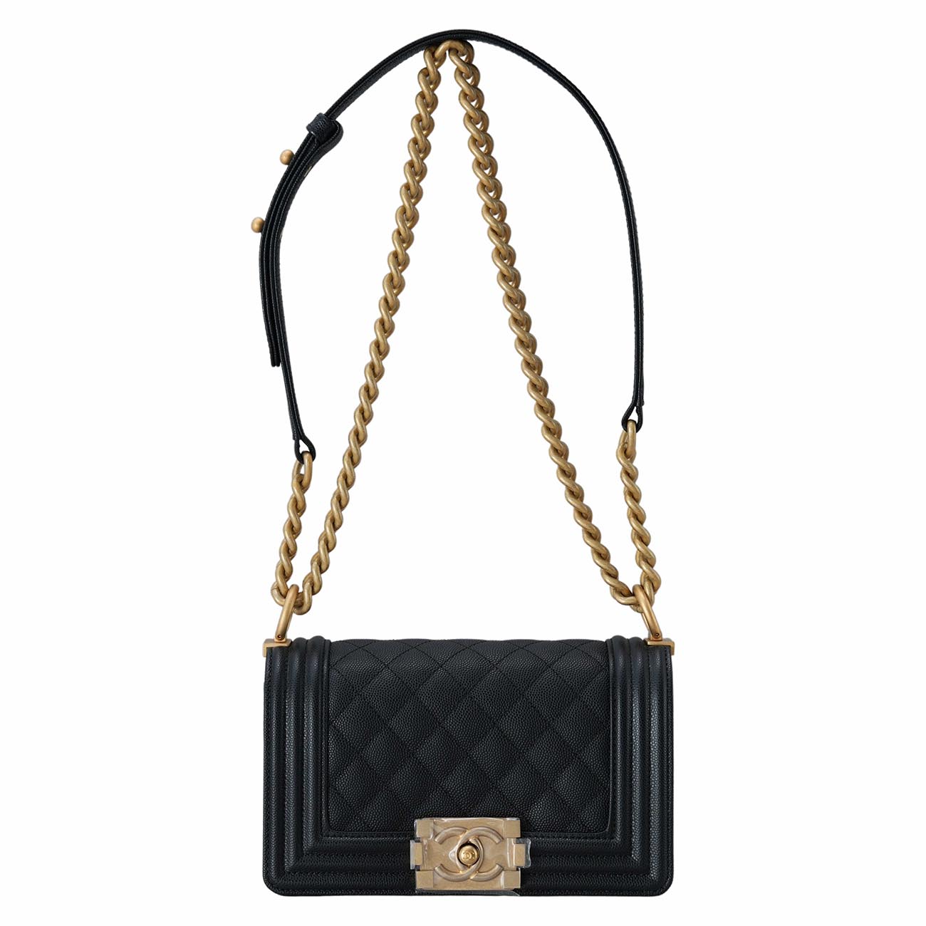 CHANEL(USED)샤넬 보이샤넬 캐비어 스몰 플랩