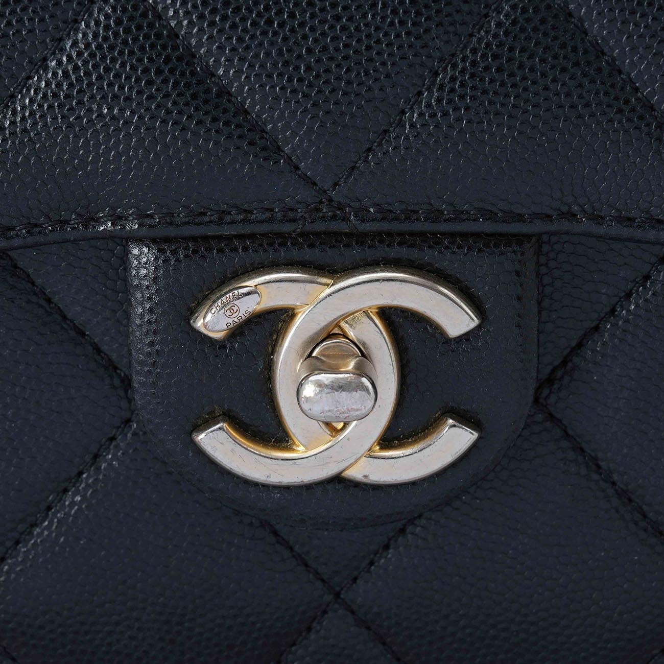 CHANEL(USED)샤넬 시즌 캐비어 플랩 체인 숄더백
