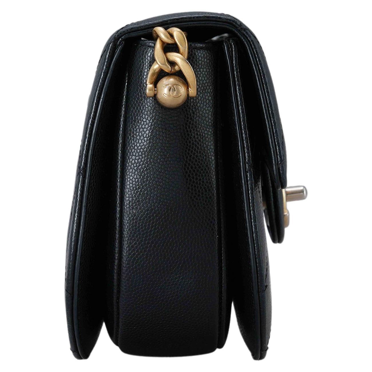 CHANEL(USED)샤넬 시즌 캐비어 플랩 체인 숄더백