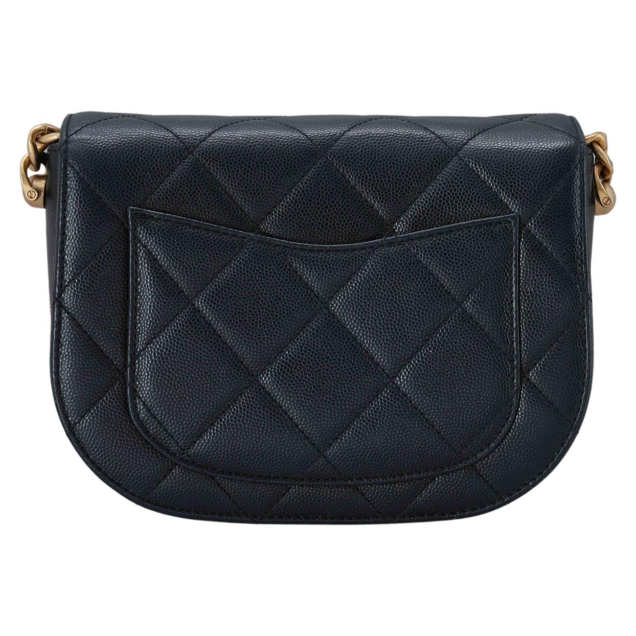 CHANEL(USED)샤넬 시즌 캐비어 플랩 체인 숄더백