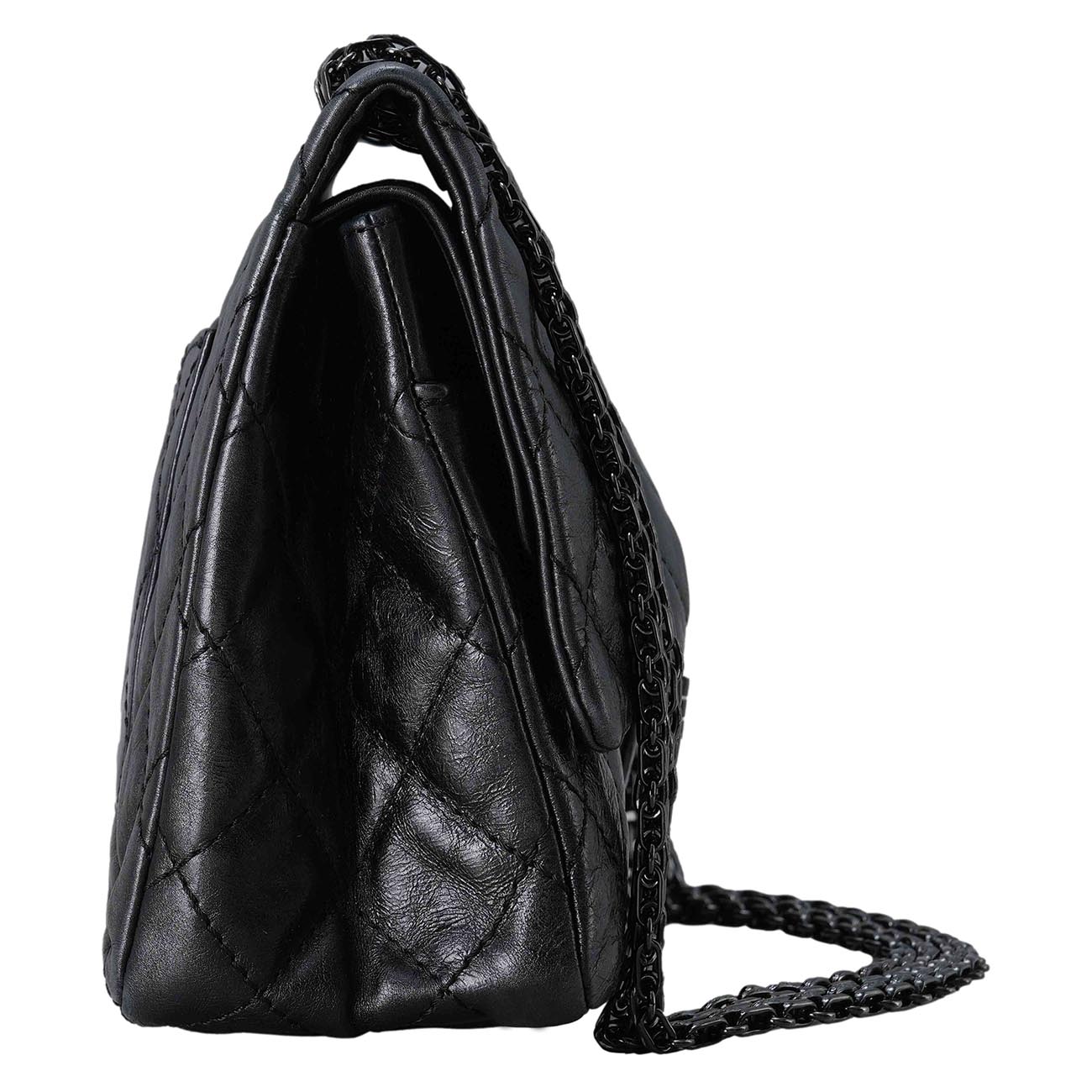 CHANEL(USED)샤넬 메탈릭 빈티지 2.55 구미듐 플랩백