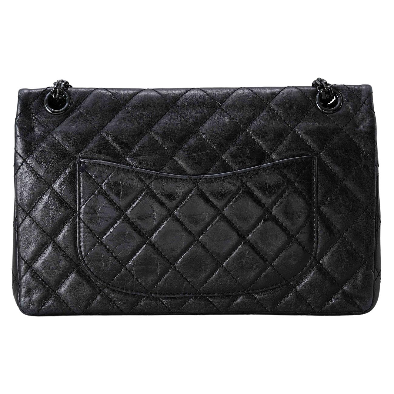 CHANEL(USED)샤넬 메탈릭 빈티지 2.55 구미듐 플랩백