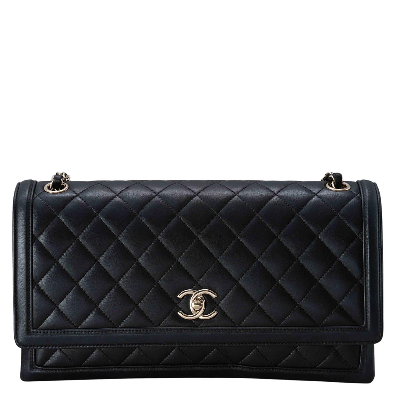 CHANEL(USED)샤넬 시즌 램스킨 플랩 체인백
