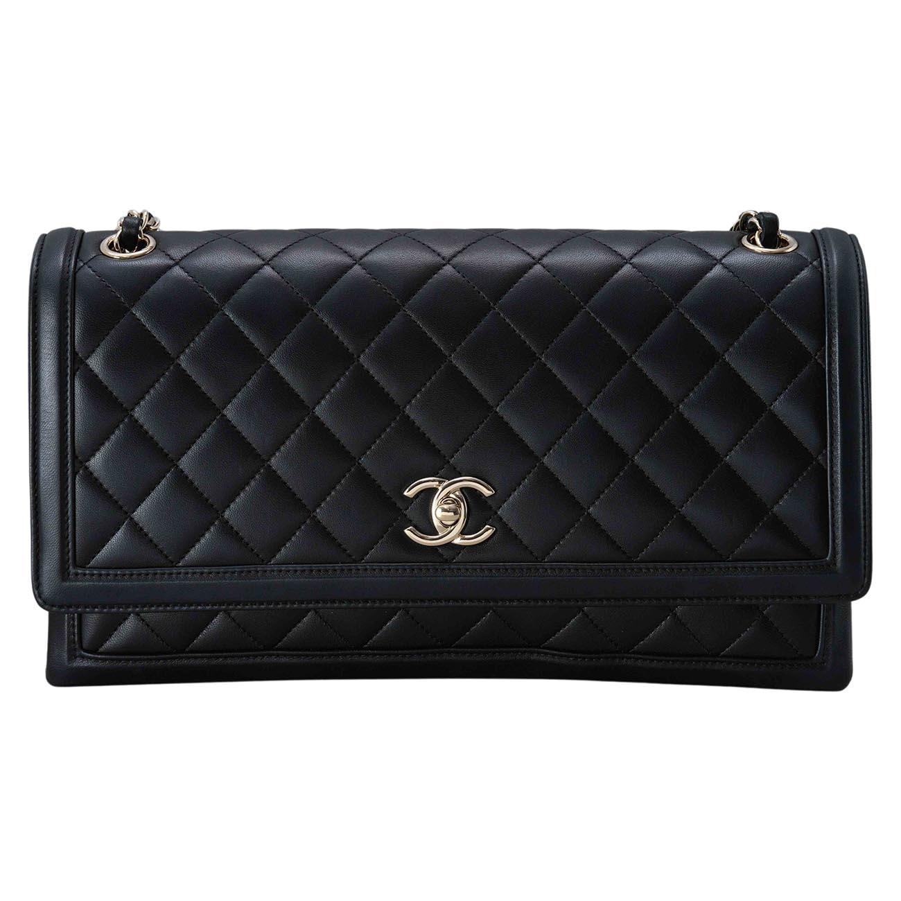 CHANEL(USED)샤넬 시즌 램스킨 플랩 체인백