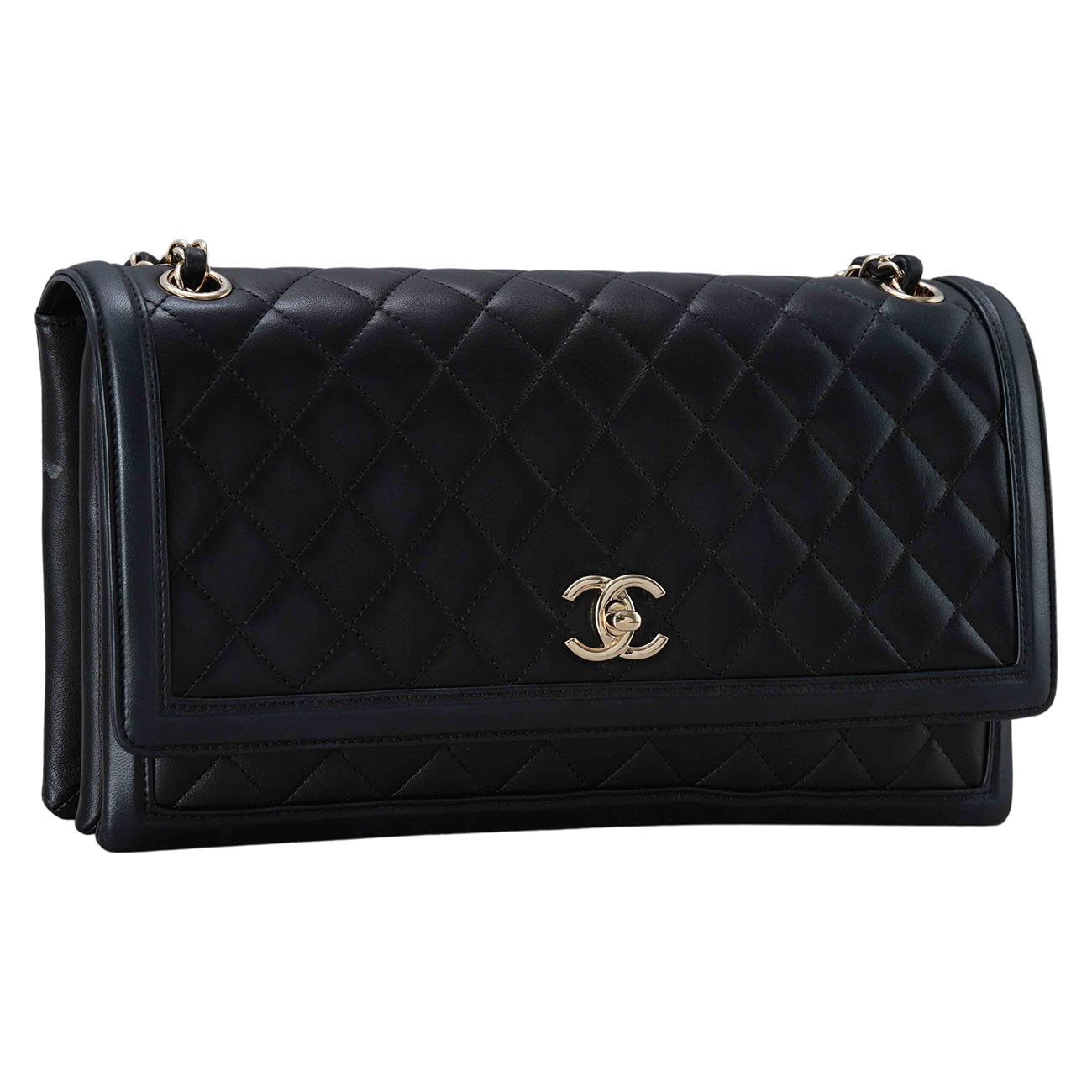 CHANEL(USED)샤넬 시즌 램스킨 플랩 체인백