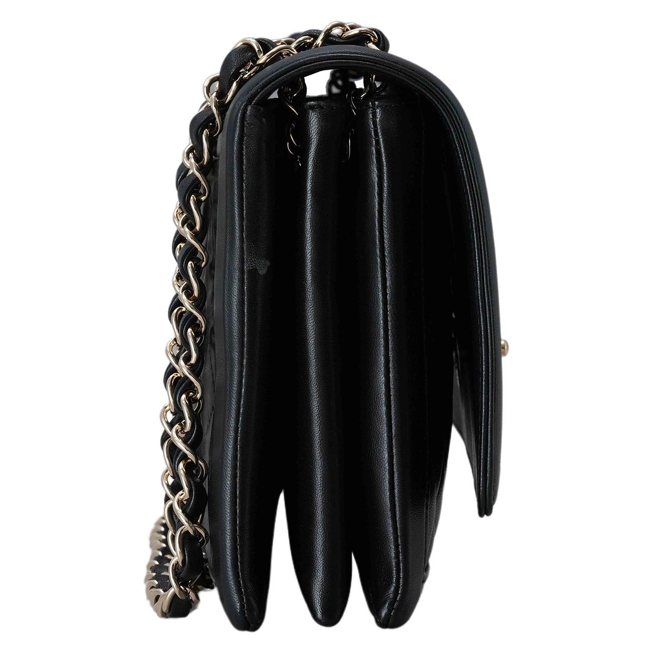 CHANEL(USED)샤넬 시즌 램스킨 플랩 체인백