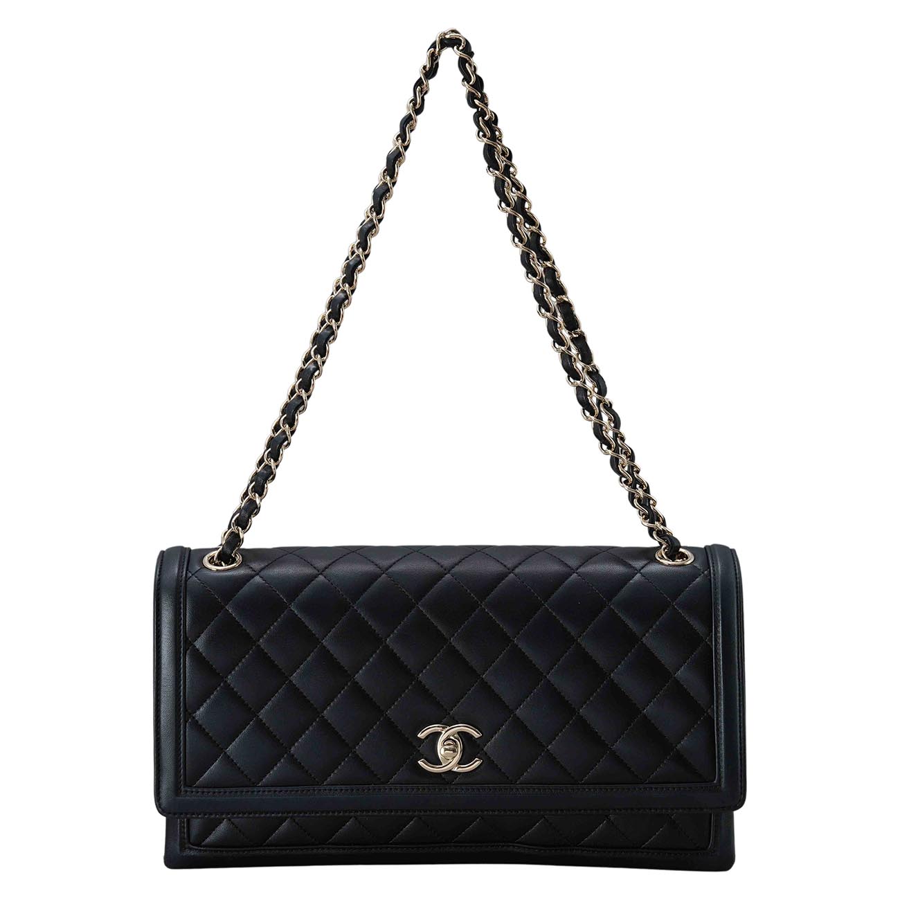 CHANEL(USED)샤넬 시즌 램스킨 플랩 체인백