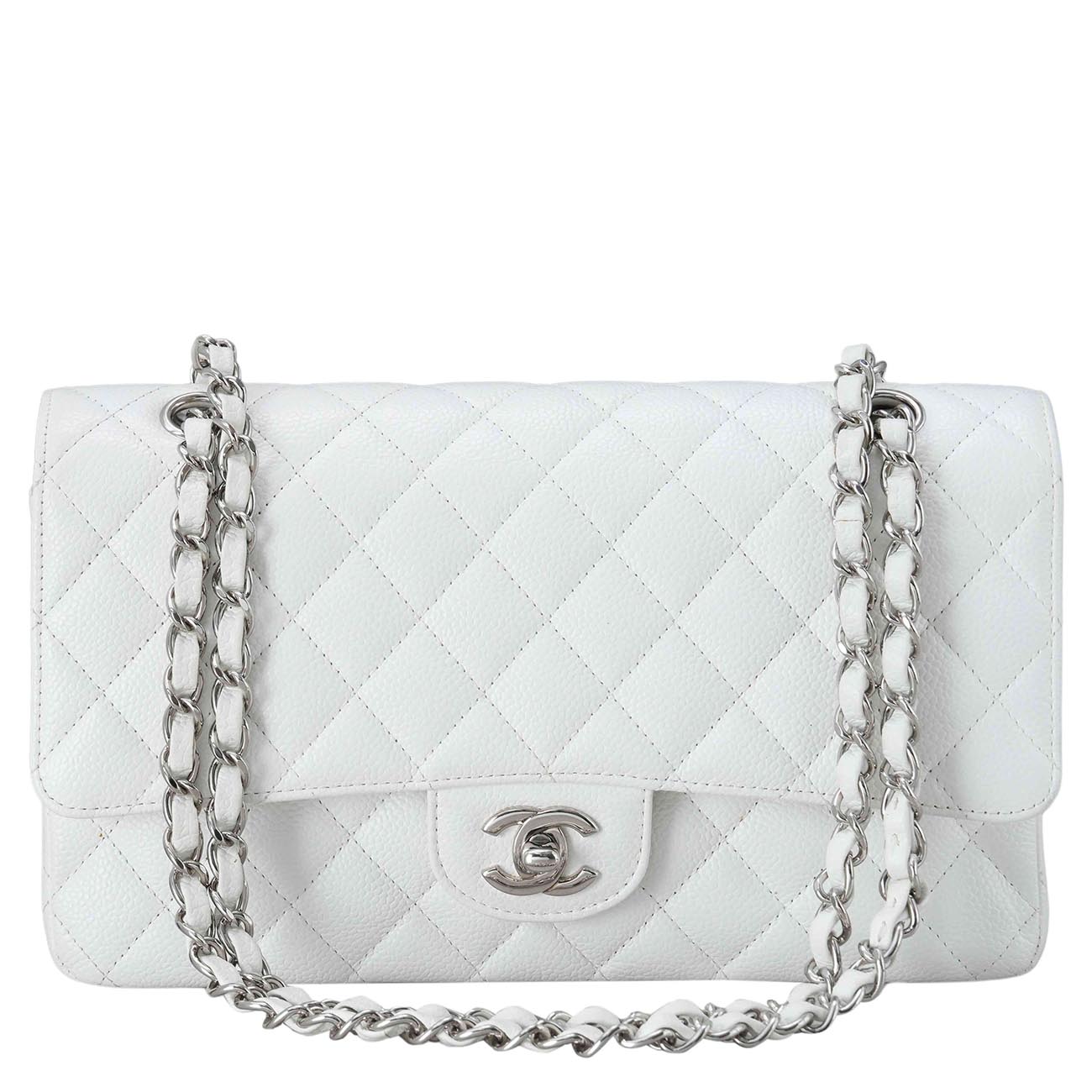 CHANEL(USED)샤넬 클래식 캐비어 미듐