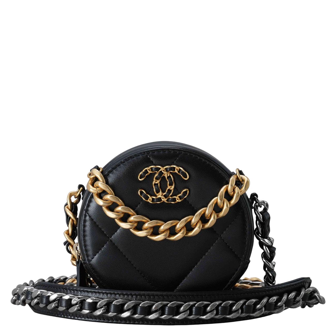 CHANEL(USED)샤넬 19 라운드 체인 크로스백
