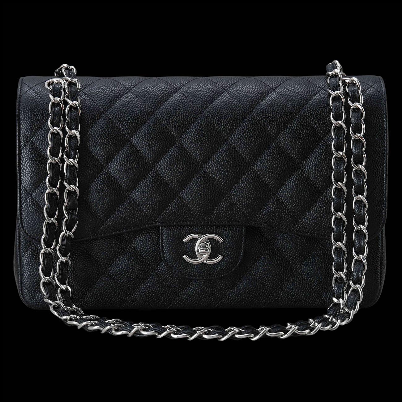 CHANEL(USED)샤넬 캐비어 클래식 라지 플랩백