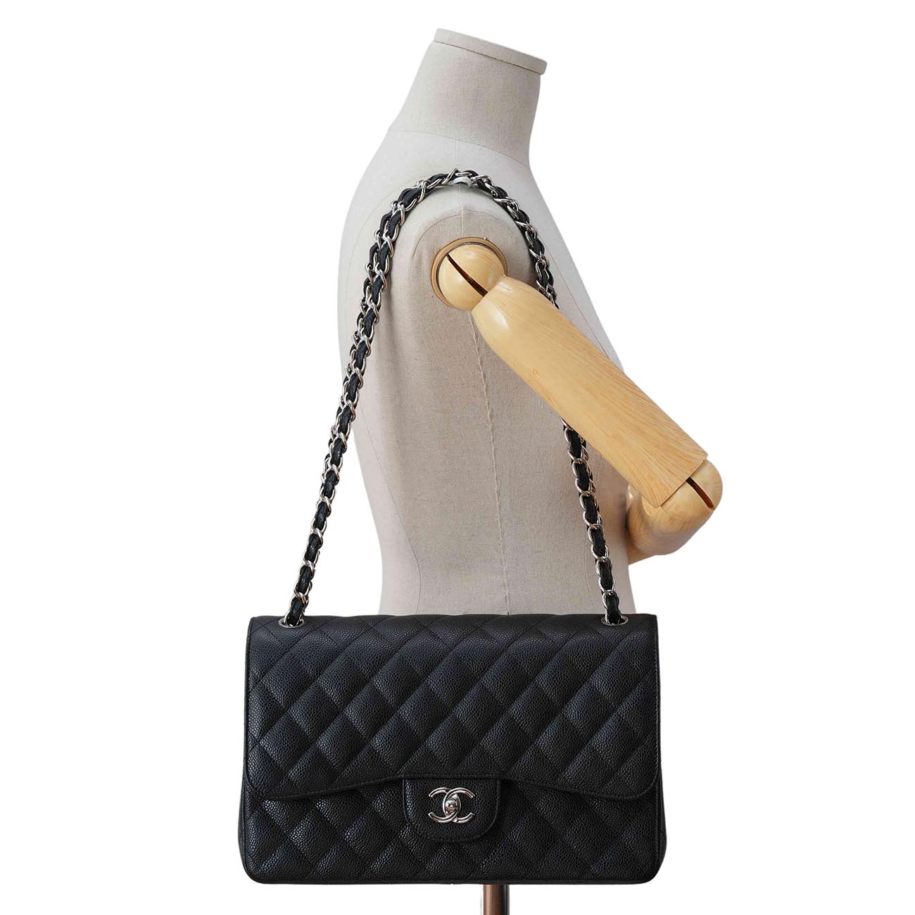 CHANEL(USED)샤넬 캐비어 클래식 라지 플랩백