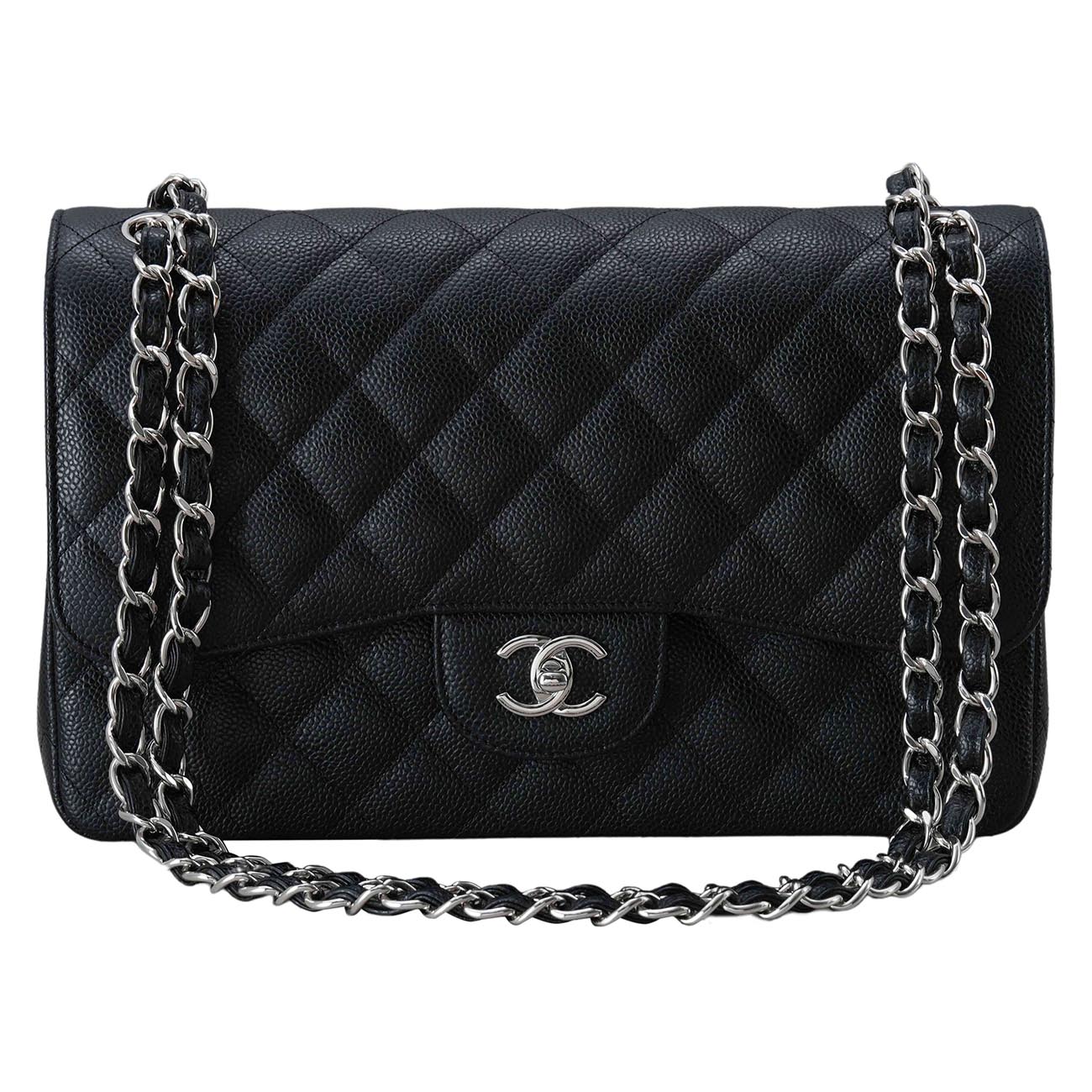 CHANEL(USED)샤넬 캐비어 클래식 라지 플랩백