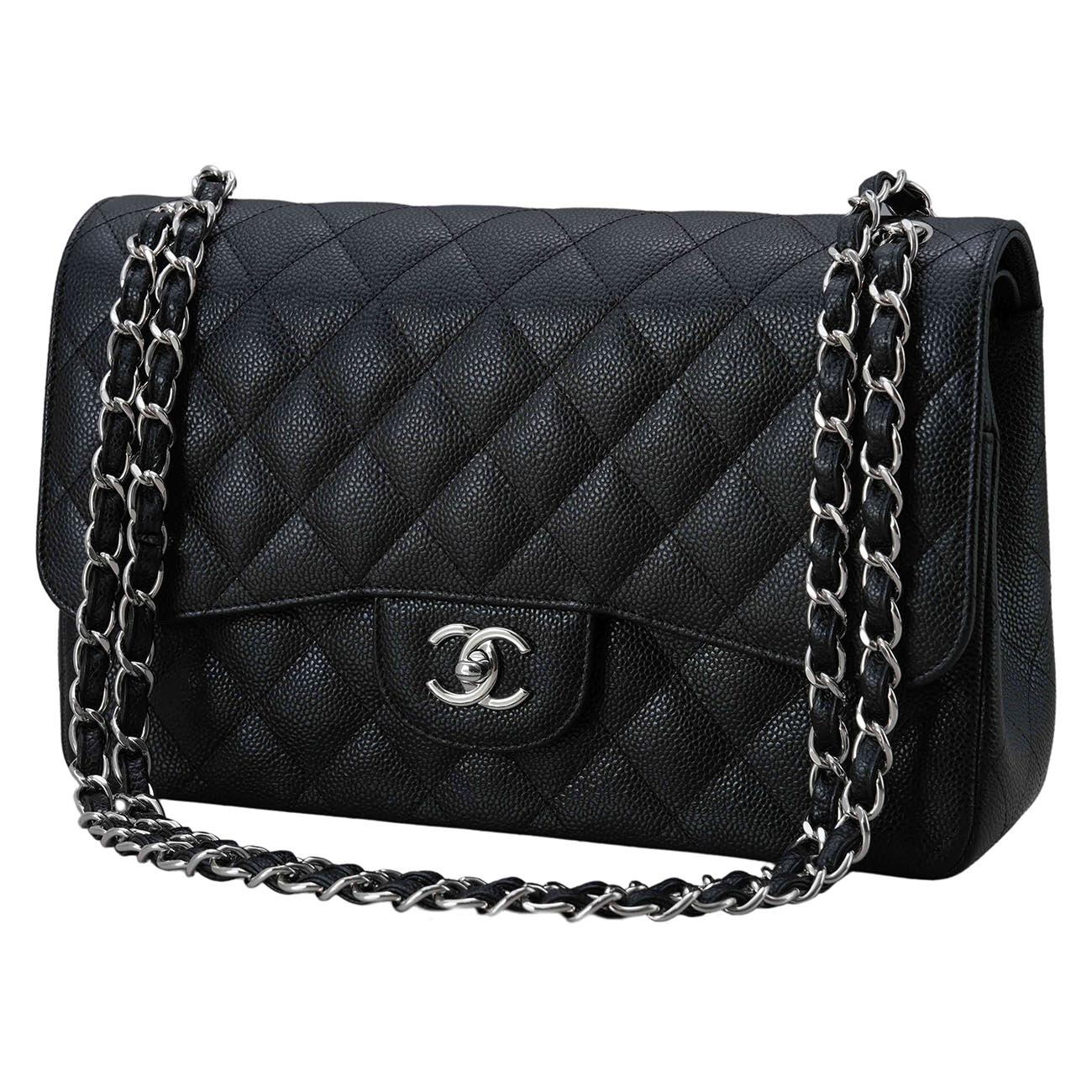 CHANEL(USED)샤넬 캐비어 클래식 라지 플랩백