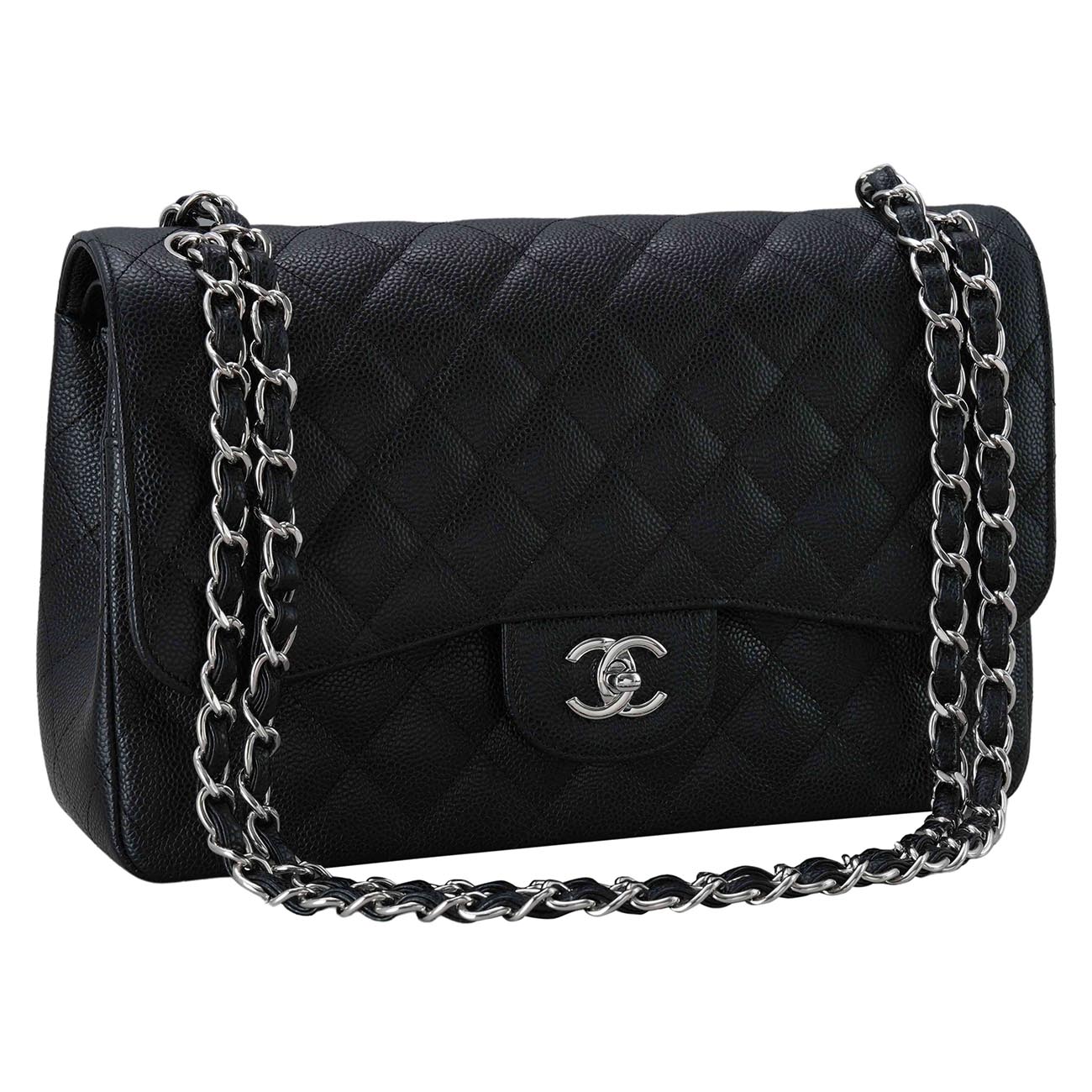 CHANEL(USED)샤넬 캐비어 클래식 라지 플랩백