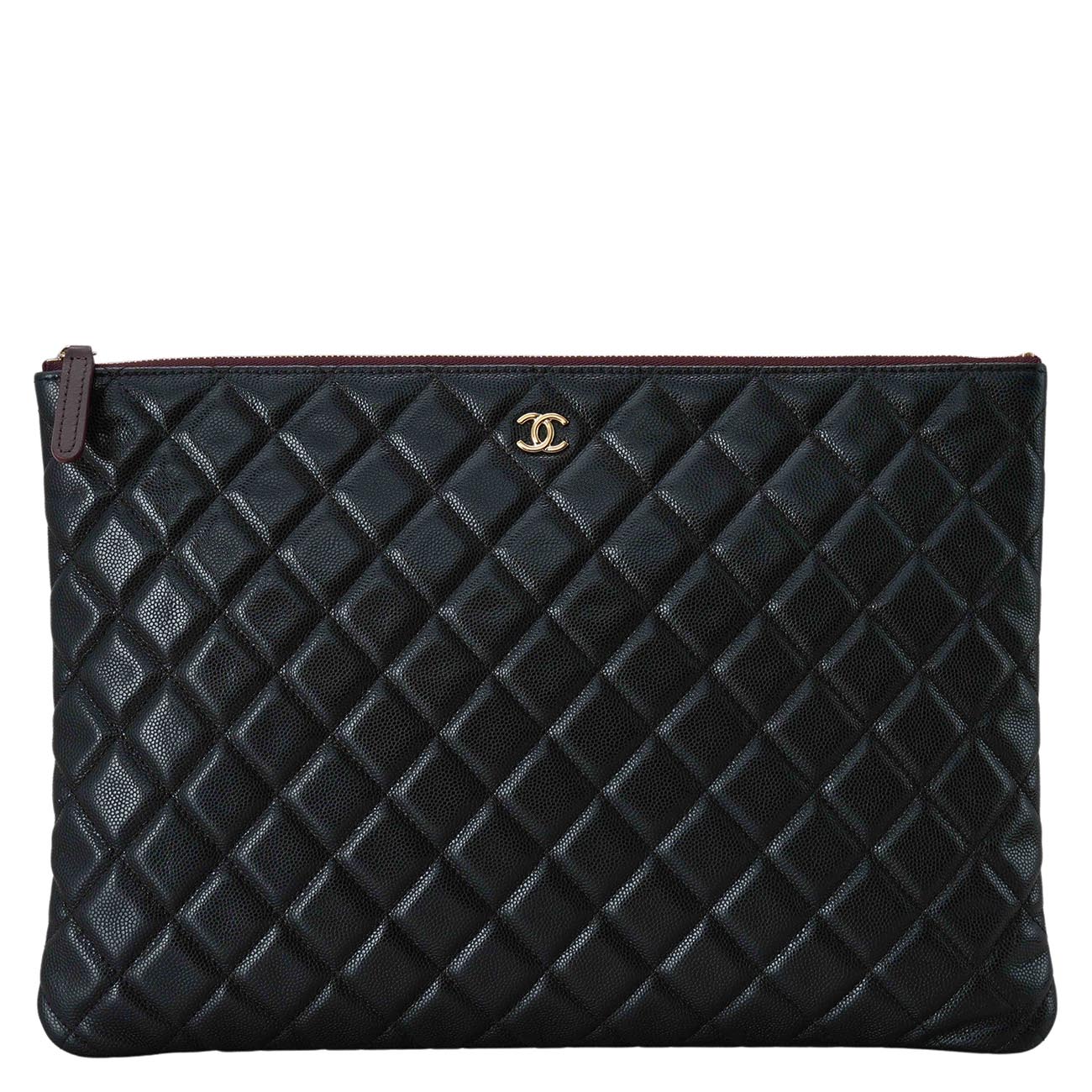CHANEL(USED)샤넬 캐비어 클래식 라지 클러치