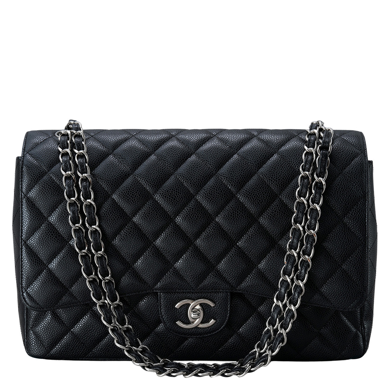CHANEL(USED)샤넬 캐비어 클래식 맥시 플랩백