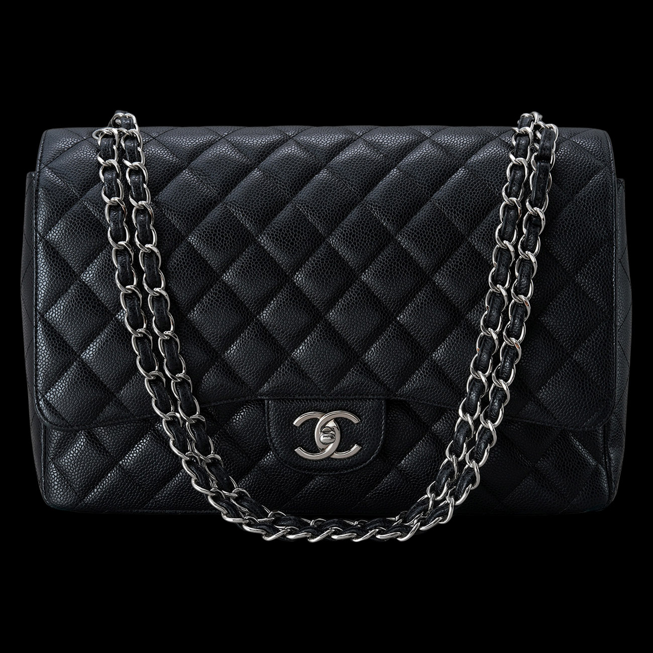 CHANEL(USED)샤넬 캐비어 클래식 맥시 플랩백