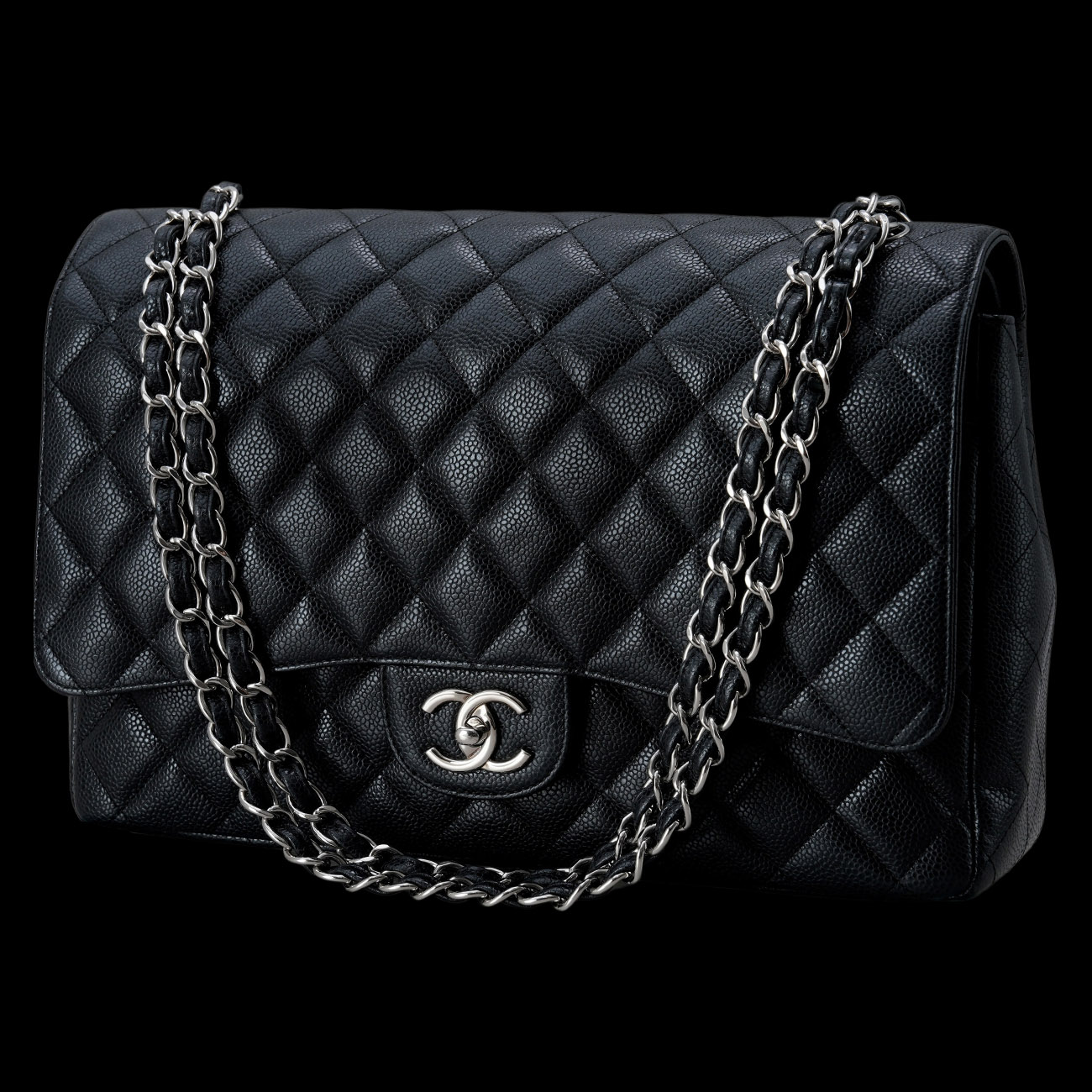 CHANEL(USED)샤넬 캐비어 클래식 맥시 플랩백