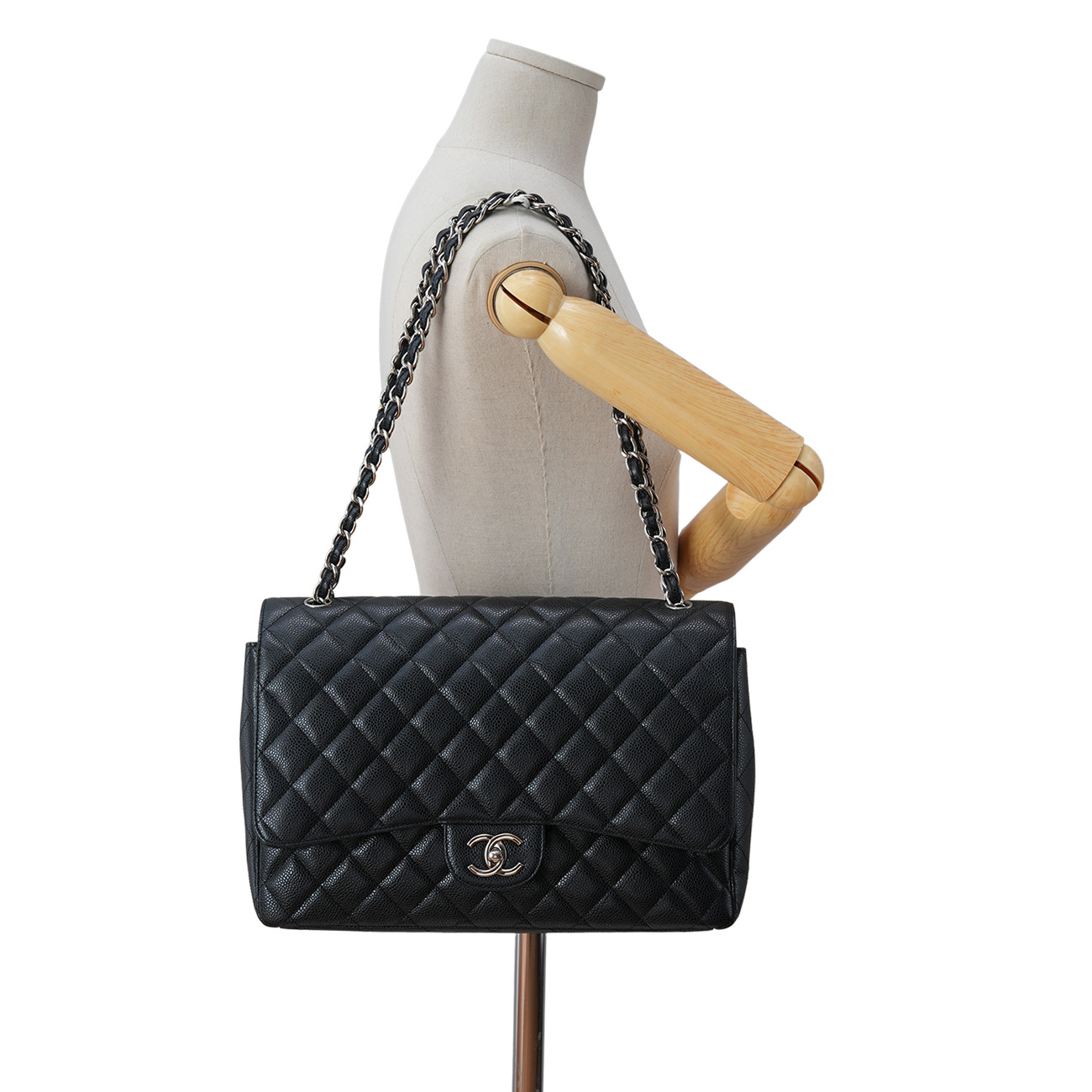 CHANEL(USED)샤넬 캐비어 클래식 맥시 플랩백