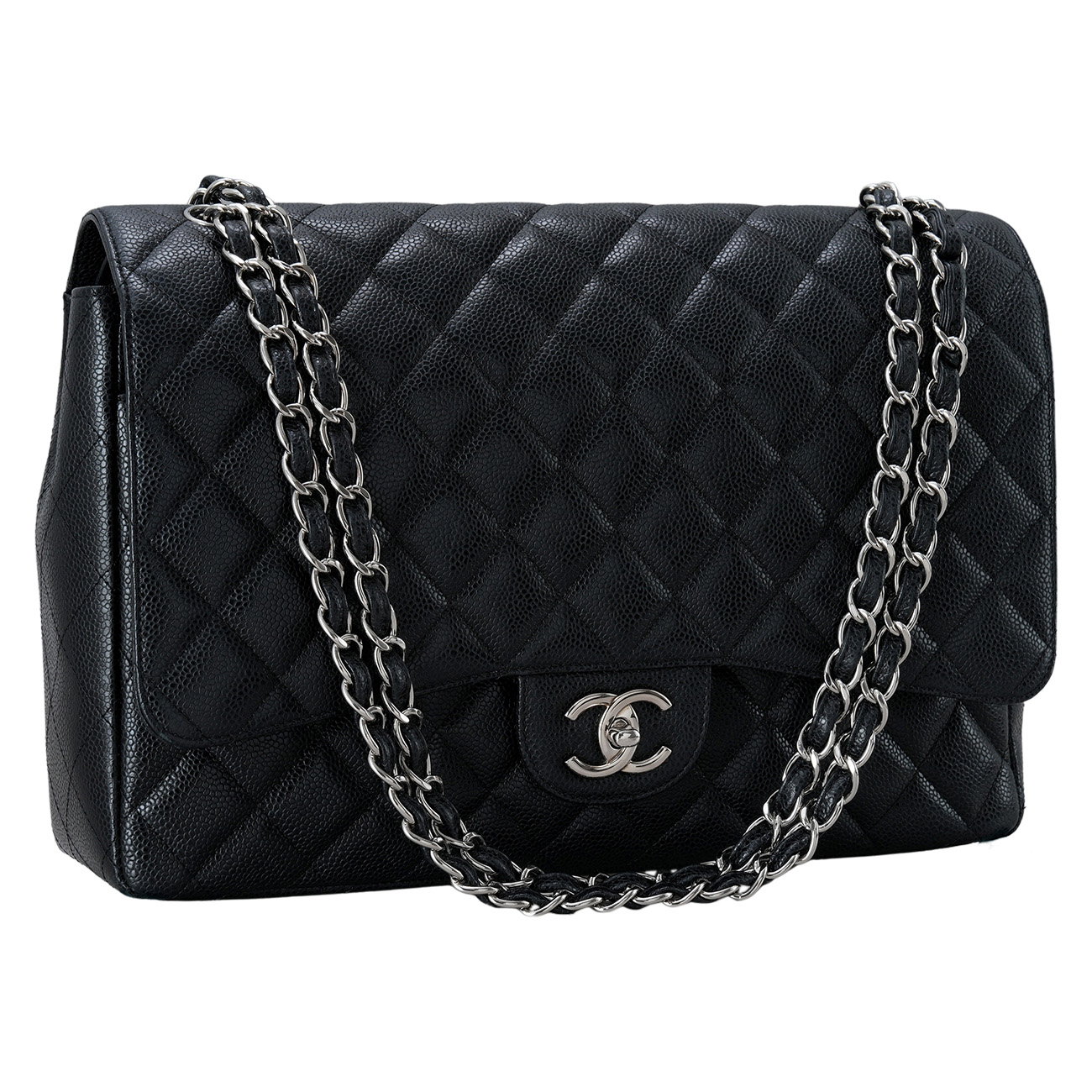 CHANEL(USED)샤넬 캐비어 클래식 맥시 플랩백