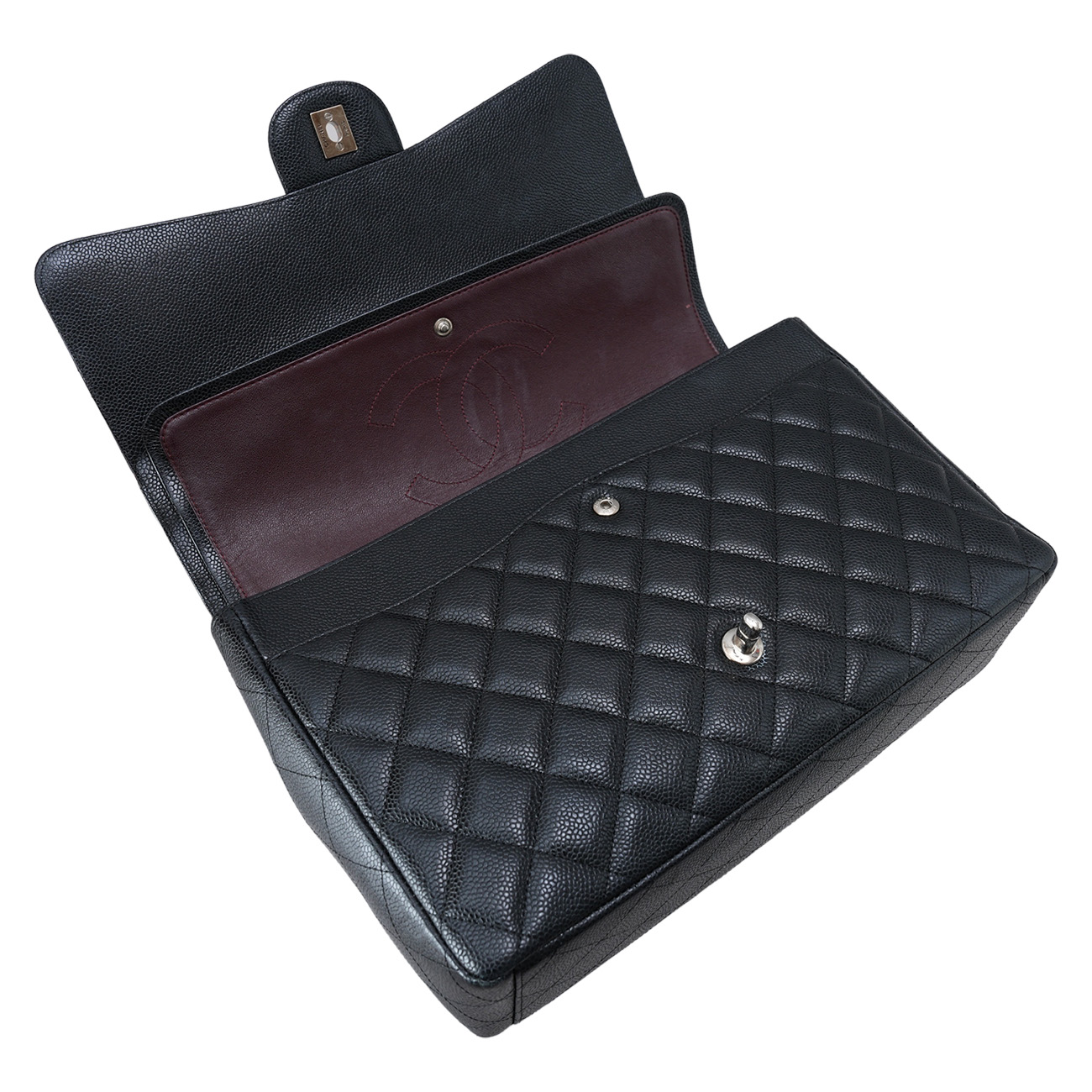 CHANEL(USED)샤넬 캐비어 클래식 맥시 플랩백