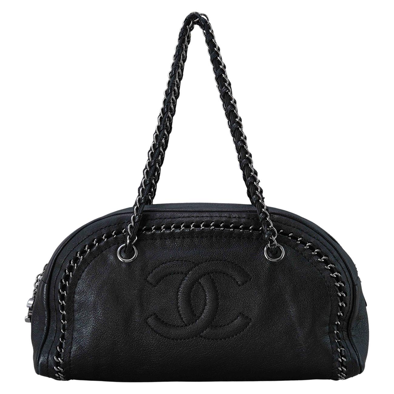 CHANEL(USED)샤넬 시즌 체인 볼링백