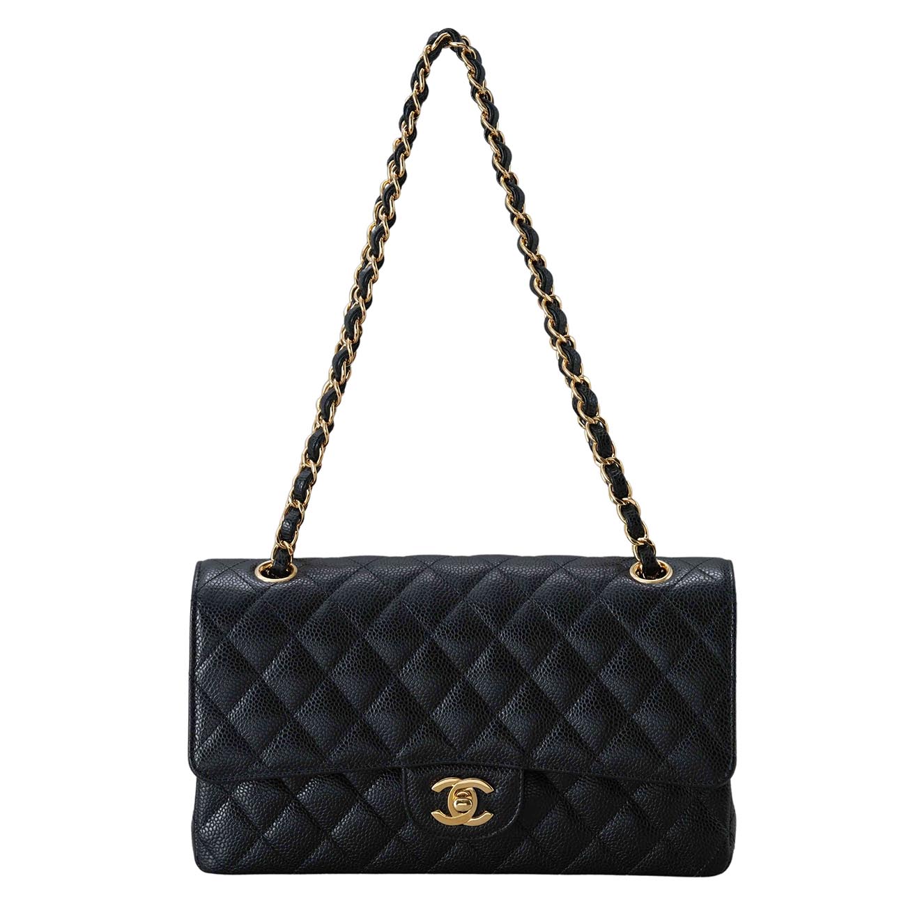 CHANEL(USED)샤넬 캐비어 클래식 미듐 플랩백
