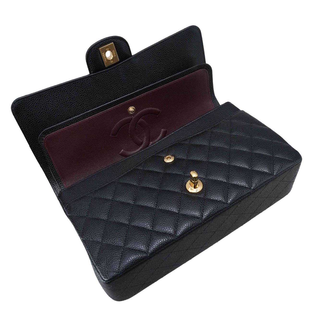CHANEL(USED)샤넬 캐비어 클래식 미듐 플랩백