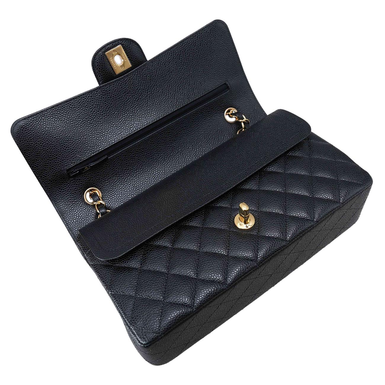 CHANEL(USED)샤넬 캐비어 클래식 미듐 플랩백