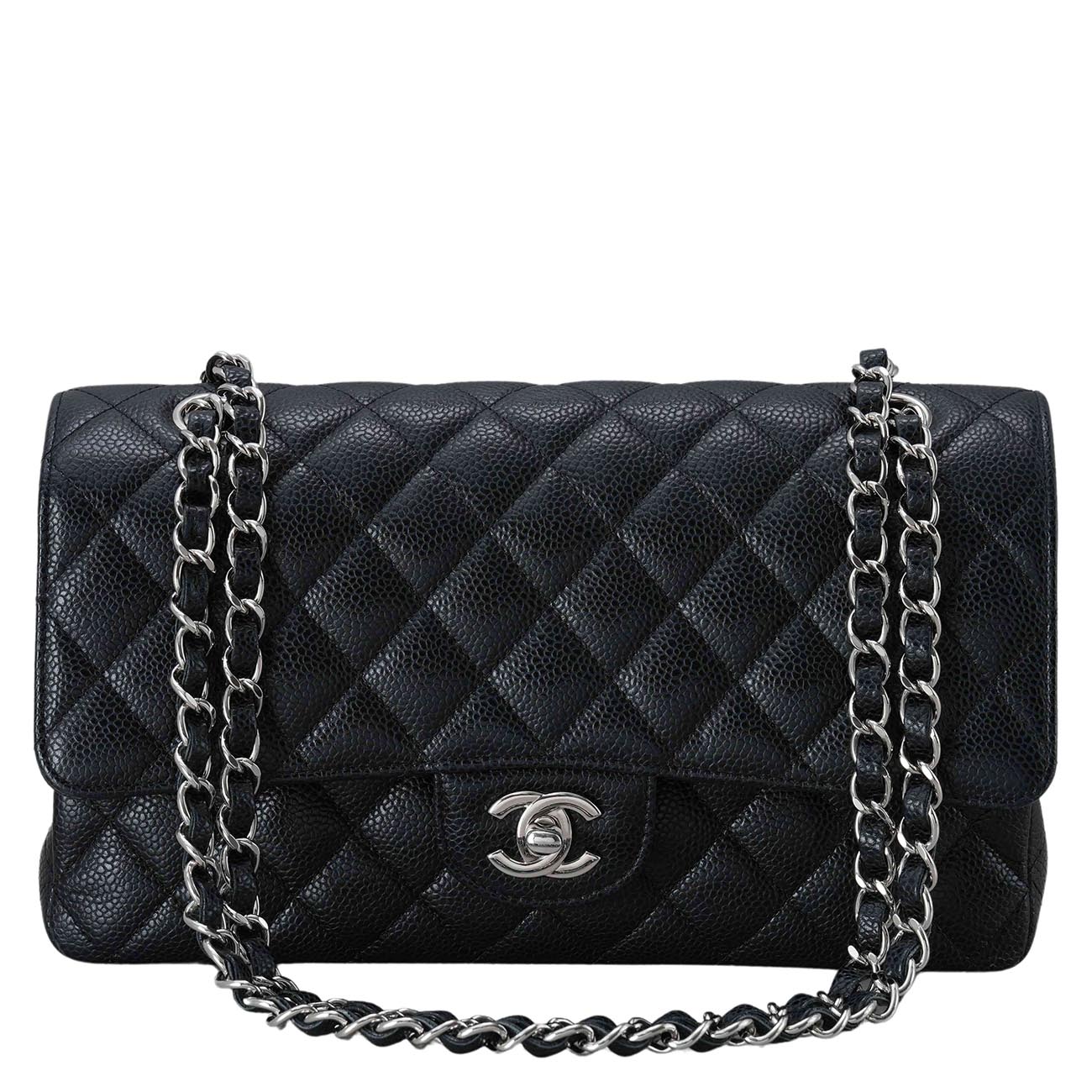 CHANEL(USED)샤넬 캐비어 클래식 미듐 플랩백