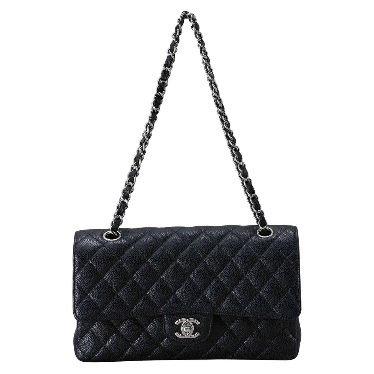 CHANEL(USED)샤넬 캐비어 클래식 미듐 플랩백