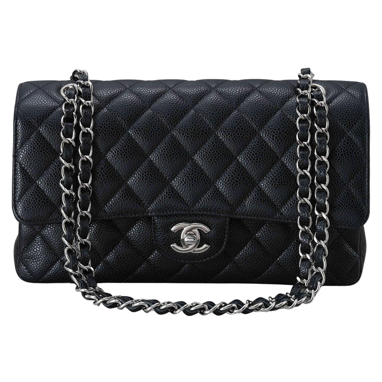 CHANEL(USED)샤넬 캐비어 클래식 미듐 플랩백