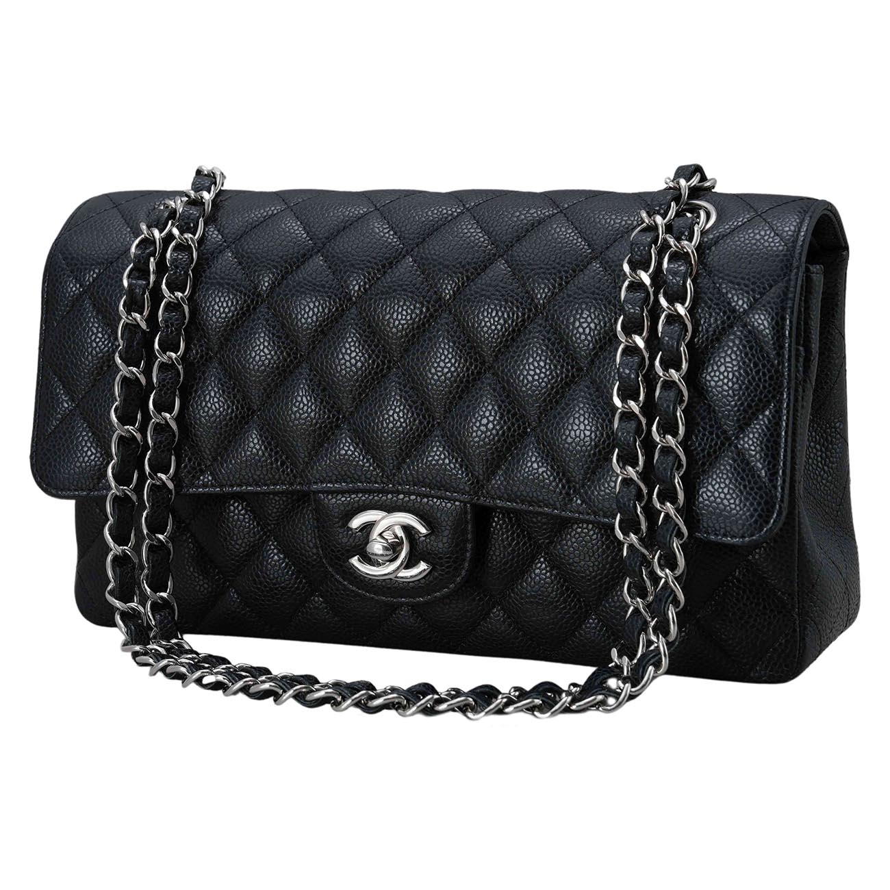 CHANEL(USED)샤넬 캐비어 클래식 미듐 플랩백