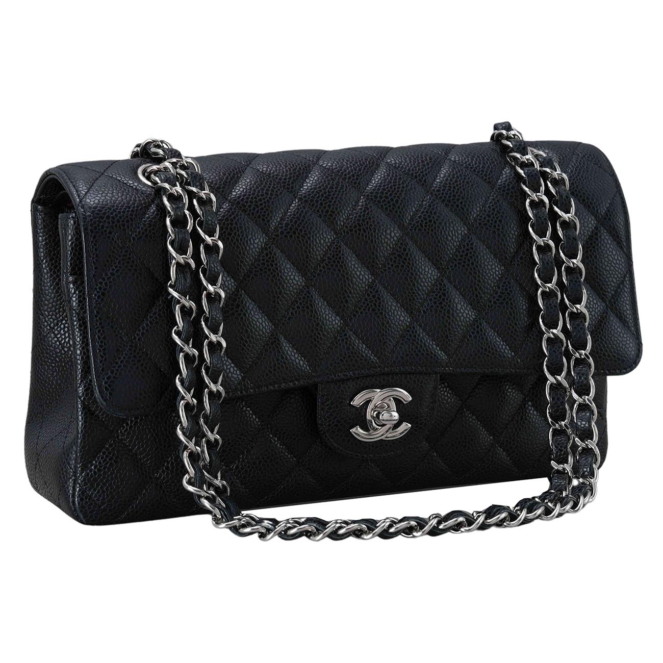 CHANEL(USED)샤넬 캐비어 클래식 미듐 플랩백