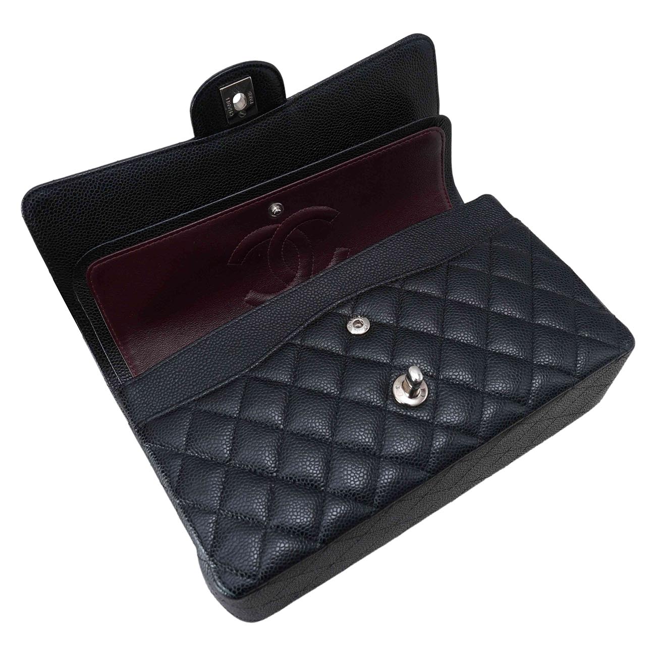 CHANEL(USED)샤넬 캐비어 클래식 미듐 플랩백