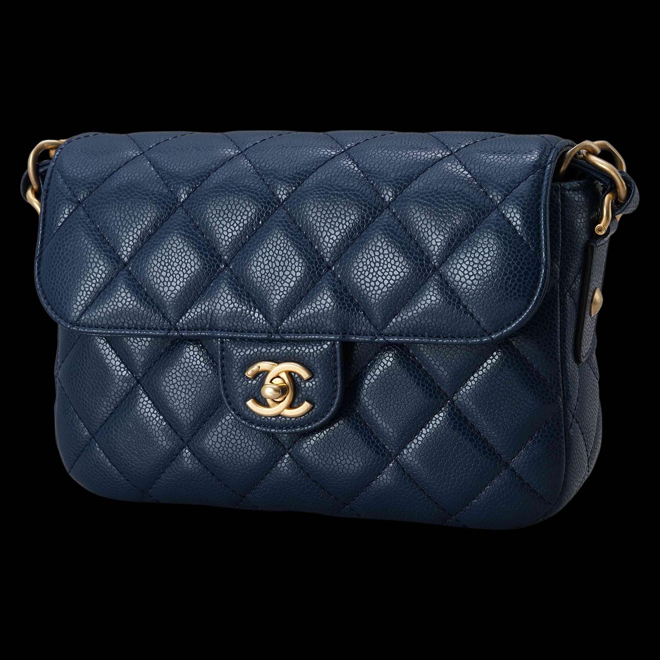 CHANEL(USED)샤넬 AS3182 캐비어 스몰 플랩 숄더백